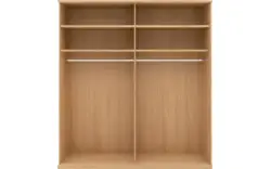 Goossens excellent kledingkast nature blank eiken - 8223436-02