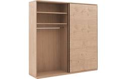 Goossens excellent kledingkast nature wit eiken - 8223443-06
