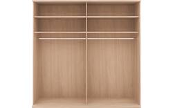 Goossens excellent kledingkast nature wit eiken - 8223443-02