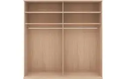 Goossens excellent kledingkast nature wit eiken - 8223443-02