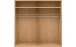 Goossens excellent kledingkast nature blank eiken - 8223445-02