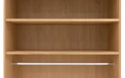 Goossens excellent kledingkast nature blank eiken - 8223445-02
