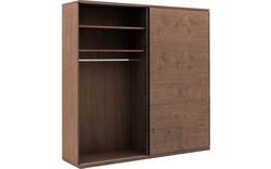 Goossens excellent kledingkast nature donker bruin eiken - 8223447-06