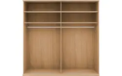 Goossens excellent kledingkast nature wit eiken - 8223449-02