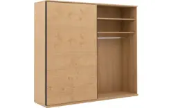 Goossens excellent kledingkast nature blank eiken - 8223453-02