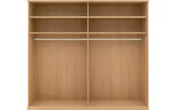 Goossens excellent kledingkast nature blank eiken - 8223453-02