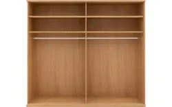 Goossens excellent kledingkast nature blank eiken - 8223454-02