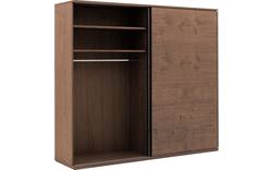 Goossens excellent kledingkast nature donker bruin eiken - 8223456-06