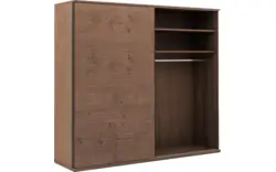 Goossens excellent kledingkast nature donker bruin eiken - 8223456-02