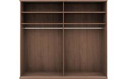 Goossens excellent kledingkast nature donker bruin eiken - 8223456-02