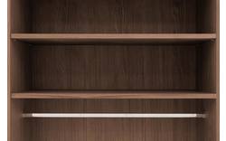 Goossens excellent kledingkast nature donker bruin eiken - 8223456-02