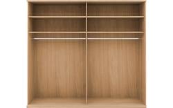 Goossens excellent kledingkast nature wit eiken - 8223458-02