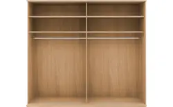 Goossens excellent kledingkast nature wit eiken - 8223458-02