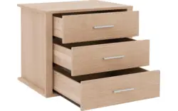 Goossens inzetladenblok duo wit eiken - 8223506-04