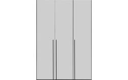 Goossens kledingkast easy storage ddk zwart hoogwaardig meubelplaat - 8223566-06