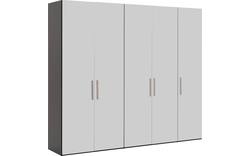 Goossens kledingkast easy storage ddk zwart hoogwaardig meubelplaat - 8223568-04