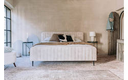 Goossens bedframe attent beige stof - 8219244-02a