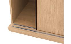 Goossens excellent kledingkast wood onbewerkt eiken - 8223622-01