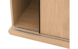 Goossens excellent kledingkast wood onbewerkt eiken - 8223622-01