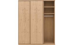 Goossens excellent kledingkast wood onbewerkt eiken - 8223622-01