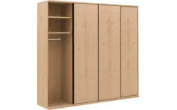 Goossens excellent kledingkast wood onbewerkt eiken - 8223623-01