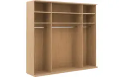 Goossens excellent kledingkast wood onbewerkt eiken - 8223623-01
