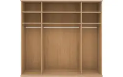 Goossens excellent kledingkast wood onbewerkt eiken - 8223623-01