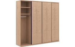 Goossens excellent kledingkast wood wit eiken - 8223629-01
