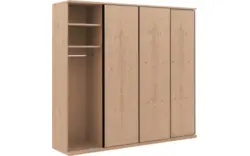 Goossens excellent kledingkast wood wit eiken - 8223629-01