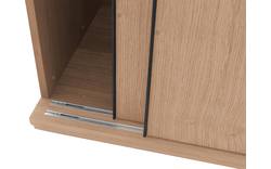 Goossens excellent kledingkast wood wit eiken - 8223629-01