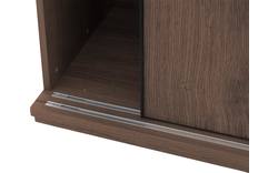 Goossens excellent kledingkast wood donker bruin eiken - 8223634-01