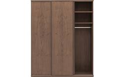 Goossens excellent kledingkast wood donker bruin eiken - 8223634-01