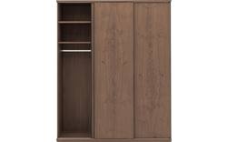 Goossens excellent kledingkast wood donker bruin eiken - 8223634-01