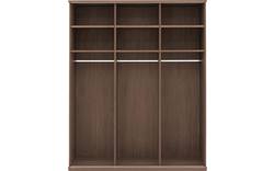 Goossens excellent kledingkast wood donker bruin eiken - 8223634-01