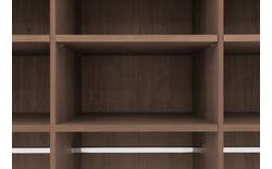 Goossens excellent kledingkast wood donker bruin eiken - 8223634-01