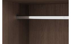 Goossens excellent kledingkast wood donker bruin eiken - 8223634-01