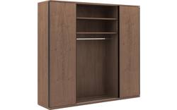 Goossens excellent kledingkast wood donker bruin eiken - 8223635-01
