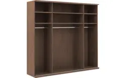 Goossens excellent kledingkast wood donker bruin eiken - 8223635-01