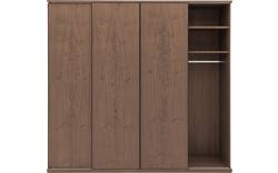 Goossens excellent kledingkast wood donker bruin eiken - 8223635-01