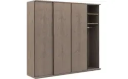 Goossens excellent kledingkast wood grijs eiken - 8223637-01