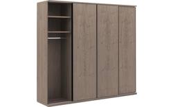 Goossens excellent kledingkast wood grijs eiken - 8223637-01