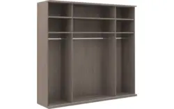 Goossens excellent kledingkast wood grijs eiken - 8223637-01