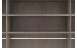 Goossens excellent kledingkast wood grijs eiken - 8223637-01