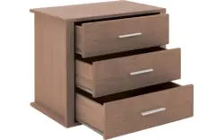 Goossens inzetladenblok wood nature donker bruin eiken - 8223644-02