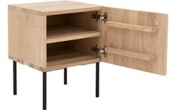 Goossens nachtkastje capelli onbewerkt eiken - 8223665-04