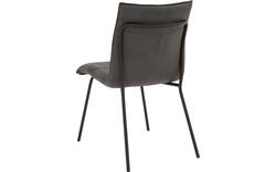 Goossens eetkamerstoel milan grijs micro leer - 8223719-02