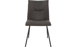 Goossens eetkamerstoel milan grijs micro leer - 8223719-01