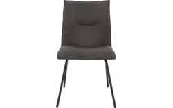 Goossens eetkamerstoel milan grijs micro leer - 8223719-01