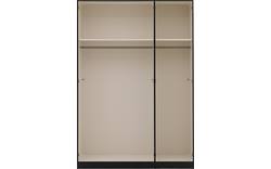 Goossens kledingkast easy storage ddk zwart hoogwaardig meubelplaat - 8223720-01
