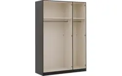 Goossens kledingkast easy storage ddk zwart hoogwaardig meubelplaat - 8223720-01